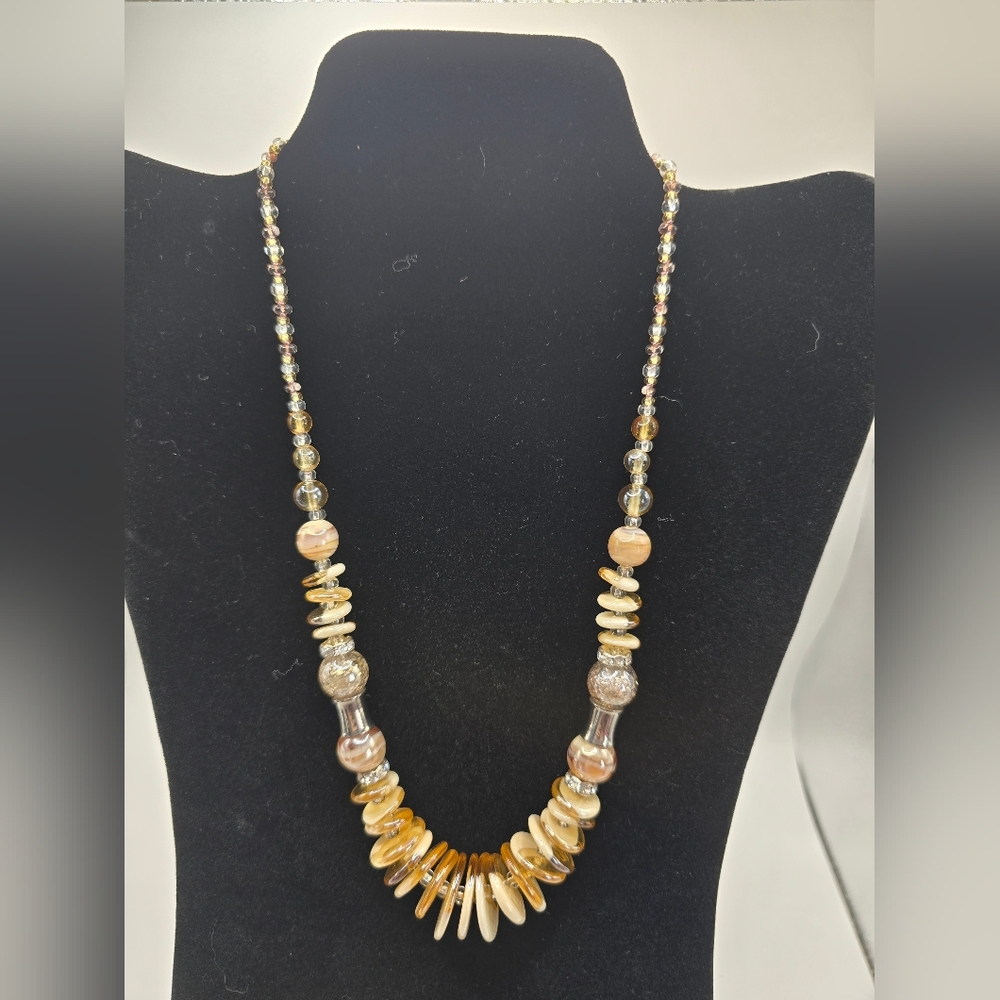 Antica Murrina Graduated Murano glass bead necklace 18 in. EUC gorgeous!
